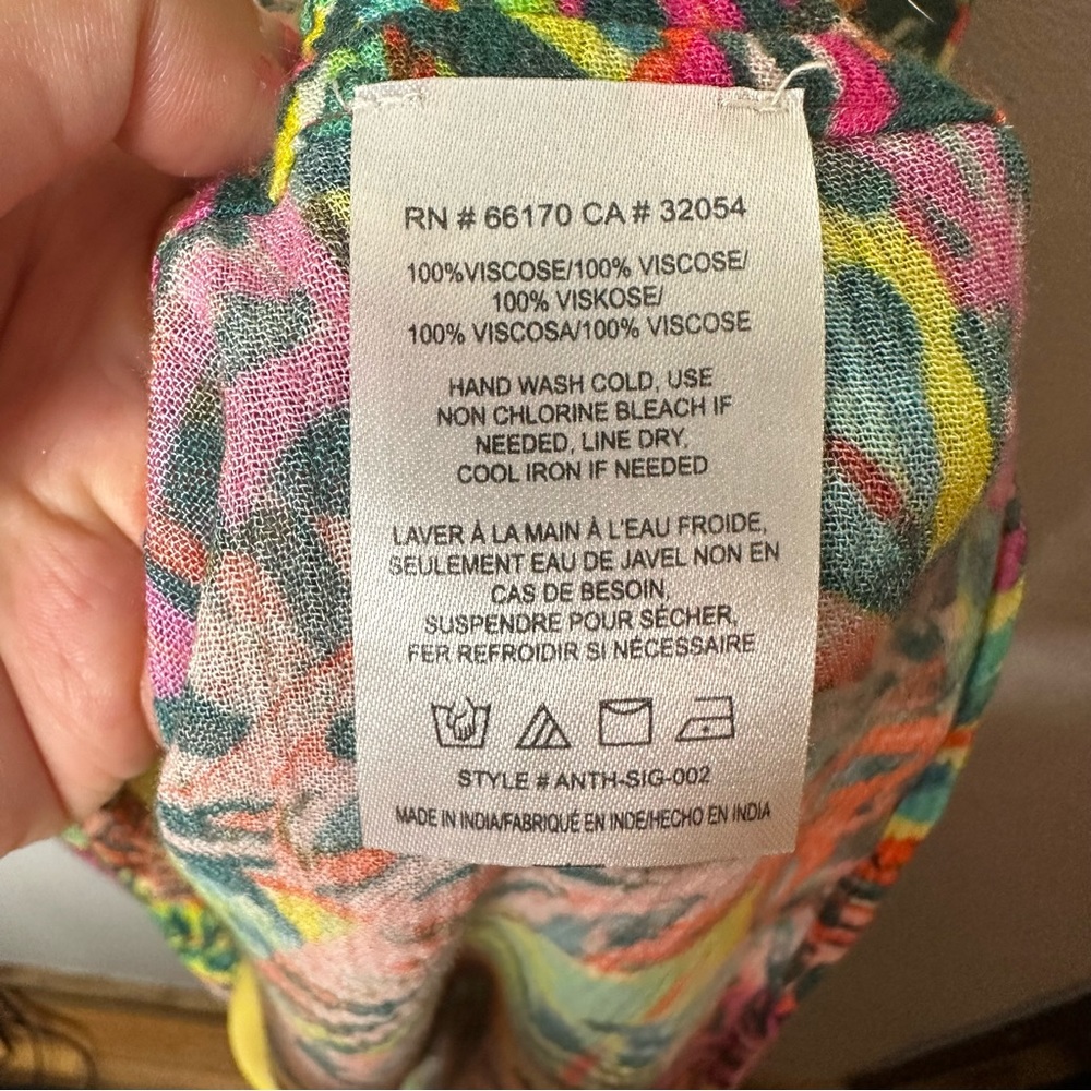 Anthropologie Sigal Falling Leaves Cocoon Kimono - Picture 9 of 11